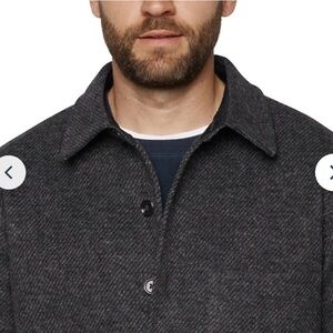 Banana Republic Men's Bonded Shirt Jacket Shacket machine wash